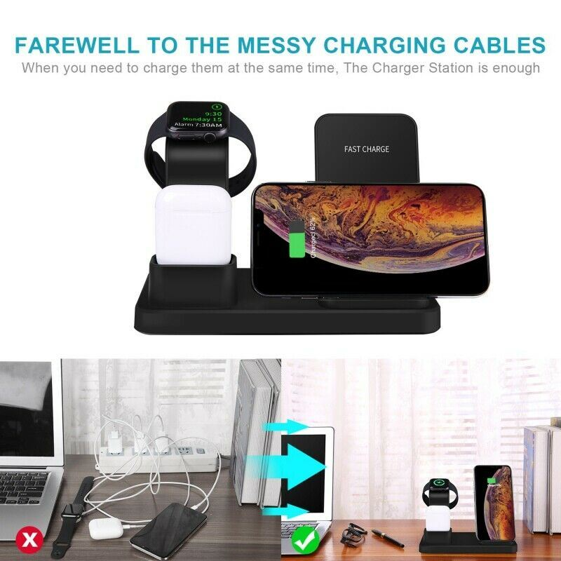NestDock — 3-in-1 Wireless Charging Station