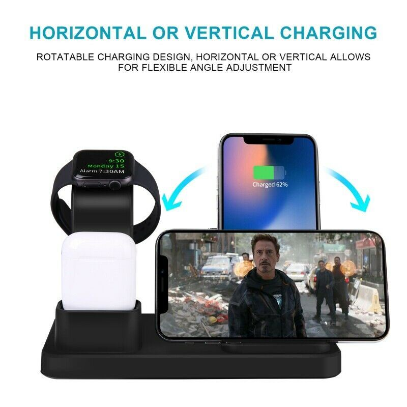 NestDock — 3-in-1 Wireless Charging Station