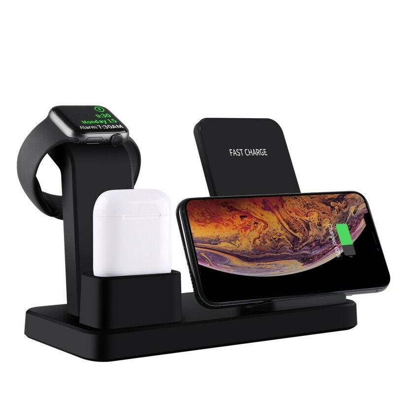 NestDock — 3-in-1 Wireless Charging Station